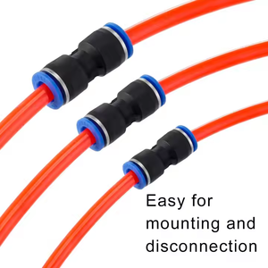 Đẩy để kết nối phù hợp 1/4 "Ống OD * 3/16" Ống OD giảm tốc, khí nén không khí nước thẳng Công Đoàn hai cách kết nối/Coupler - Product Image 5