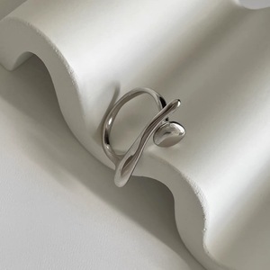 S925 Sterling Silver Geometric <b>Open</b> <b>Ring</b> For Women Adjustable Index Finger Everyday Wear Jewelry - Product Image 2