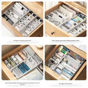Boîte de <span class=keywords><strong>rangement</strong></span> et organisateur de câbles en plastique PET LANZYLO ODM pour câbles de données, chargeurs de téléphone portable et gestion de câbles de bureau - Product Image 3