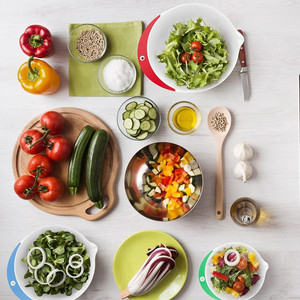 Juego de cuencos de mezcla de plástico de 3 piezas-Cuencos de mezcla anidados con asas de agarre de goma Cuencos de mezcla de plástico con caño fácil de verter - Product Image 6