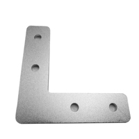 Connecteur de profil en forme de L Support d'angle plat personnalisé Plaque de connexion universelle