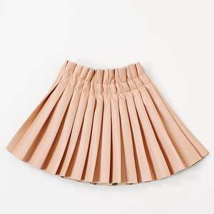 กระโปรงเด็ก KS2923 รุ่นใหม่ ปี 2022 กระโปรงเรียบแฟชั่นสำหรับเด็กผู้หญิง กระโปรงหนัง PU กระโปรงจีบ - Product Image 3