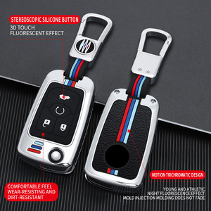 Funda Protectora para Llaves de Coche de Aleación de Zinc y Gel de Sílice para Buick Old LaCrosse Años 06 07 <span class=keywords><strong>08</strong></span>, con Anillo para Llaves y Llavero - Product Image 2