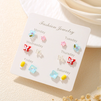 Anting-anting resin lemon imut, perhiasan minimalis segar yang ramah untuk tindik telinga, anting-anting kecil mungil untuk pelajar