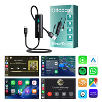 Adaptateur CarPlay sans fil Ottocast Mirror Touch, tactile bidirectionnel, miroir complet, mode de commutation en un clic, CE FCC, vente en gros