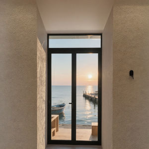 Portes en verre à cadre en acier TBS-110 au design moderne le plus récent avec verre Low-e et intérieur vitré <span class=keywords><strong>Prix</strong></span> compétitif pour <span class=keywords><strong>la</strong></span> salle à manger - Product Image 4