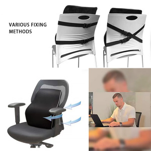 Gối tựa lưng bằng mút nhớt JYM khuyến mãi, chất liệu lưới thoáng khí, dùng cho ô tô, giúp giảm đau - Product Image 4