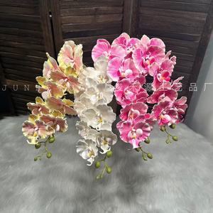Arrangement floral artificiel Junheyuan Silk Phalaenopsis Orchid à 9 têtes pour mariage et décoration intérieure - Product Image 1