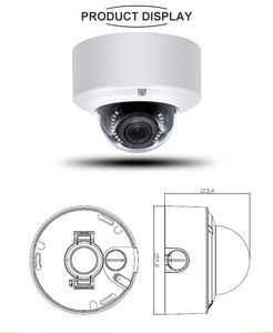 6MP VCA ai phát hiện khuôn mặt Mạng Máy ảnh con người & xe phát hiện IR PoE <span class=keywords><strong>Vandalproof</strong></span> Dome IP <span class=keywords><strong>Camera</strong></span> - Product Image 2