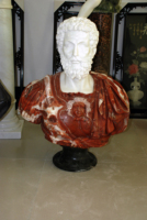 Haute qualité sculptée à la main pour extérieur maison jardin décor Figure Statue pierre naturelle buste Sculpture marbre tête Statue en Stock