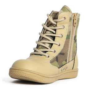Botas Tácticas Deportivas para Exteriores DFTSB115 para Niños y Estudiantes, Botas de Desierto en Negro, Caqui y Camuflaje CP, Consultar Especificaciones - Product Image 3