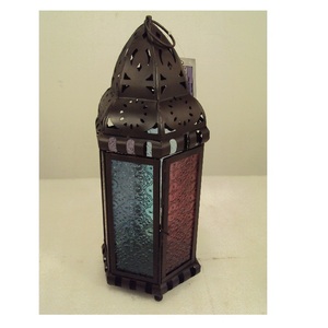 Iron <b>Brass</b> Antique Moroccan Tea Light Candle <b>Lantern</b> - Product Image 3