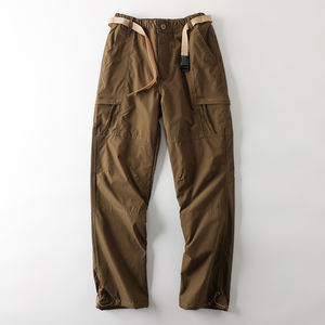 Mode loisirs coupe-vent et imperméable en plein air Plus velours rembourré hommes pantalons décontractés droite multi-sacs hommes <span class=keywords><strong>salopette</strong></span> pantalon. - Product Image 5