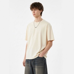 T-shirt de haute qualité en gros, 230 g/m², poids lourd, 100 % coton pur, pour hommes et femmes - Product Image 6