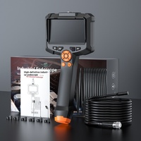 Endoscope industriel transfrontalier le plus vendu, caméra d'inspection de tuyaux haute définition avec écran intégré, portable et maniable