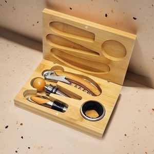 Fourniture directe du fabricant Ensemble de 5 pièces d'outils pour le vin Ouvre-bouteilles et ensembles de vin - Product Image 5