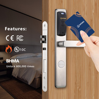 Système de contrôle d'accès électronique Orbita Wholesale Wifi sans fil RFID pour porte en bois ou en aluminium, serrure d'hôtel