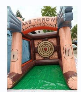 Jeu de lancer de hache gonflable en bâche PVC de 0,55 mm avec souffleur d'air à vendre - Product Image 3