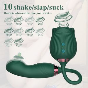 Vibratore a Forma di Rosa per Donne, Giocattolo Sessuale per Adulti di Alta Qualità a Basso Prezzo, Stimolatore per Seno - Product Image 3