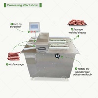 Jambon Attaché Faire Liaison Commerciale Reliure Fil Enveloppe Attachant Machine Manuel Linker Saucisse Twister