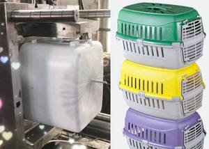 Taizhou PET Produits Moule Fabricant En Plastique Chien Air Voyage Transport Transporteur Caisse Cage Chenil Moule - Product Image 5