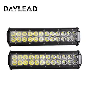 Daylead יצרנים ישיר רכב SUV אביזרי 12V זרקורים כפול שורה 72W LED אורות בר