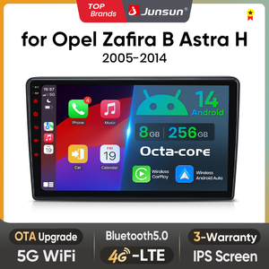 Junsun-Radio multimedia para coche, Radio con Android, CarPlay, inalámbrico, disponible en la UE, para Opel Zafira B <span class=keywords><strong>Astra</strong></span> <span class=keywords><strong>H</strong></span> 2005-2014 - Product Image 1