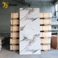 Panneau mural moderne imprimé en 3D facile à installer, imperméable, ignifuge, en PVC, feuille de marbre UV, décoration intérieure pour la maison et le commerce