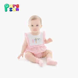 Puresun Boutique Op Maat Gemaakte Bubble Pyjama's Newborn Romper Set Kinderen 100% Biologisch Katoen <span class=keywords><strong>Baby</strong></span> Rompers - Product Image 1