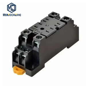 ฐานรีเลย์แบบติดตั้งบนราง DIN รุ่น PTF14A-E PTF08A-E PTF11A-E แบบ 4 ขั้ว พร้อมการเชื่อมต่อแบบสกรู สำหรับรีเลย์อเนกประสงค์ - Product Image 1