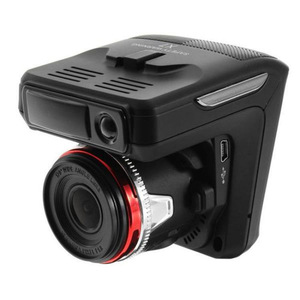 Caméra embarquée double objectif avec GPS intégré, enregistrement en boucle, fixation sur pare-brise, 12 V, sans écran, objectif unique - Product Image 1