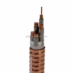Cabo à prova de fogo revestido de cobre mineral XLPE para cabos personalizados, revestido de cobre 1.5mm 2.5mm 4mm