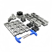 Kit Macro 3R-628.31-S de remplacement pour électrodes d'électroérosion CNC, ensemble complet de 18 pièces en acier inoxydable HE-R06791