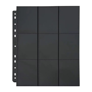 Torson pp đen giao dịch thẻ Nhẫn chất kết dính 11 lỗ đôi bên 9 Túi PVC bìa thẻ bên loader lưu trữ album trang chủ sở hữu - Product Image 3