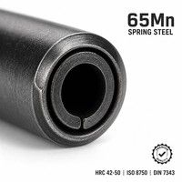 Goupille spirale en acier à ressort 65Mn, norme ISO 8750 DIN 7343, goupille cylindrique élastique spirale de service standard, 1,5-20 mm