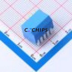 DP-05BP DIP Switch Through hole Component (THT) Switch Piano Key 5 2.54mm Blue - Product Image 2