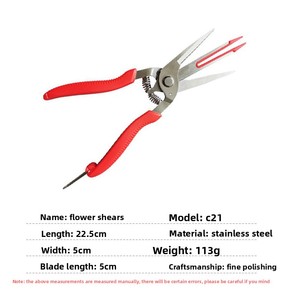 Industrial Double-Edged Gardeners <strong>Scissors</strong> Double-Mouth Thinning <strong>Scissors</strong> Shears Garden Tools for Kiwi Pear Fruit Tree <strong>Pruning</strong> - Product Image 4