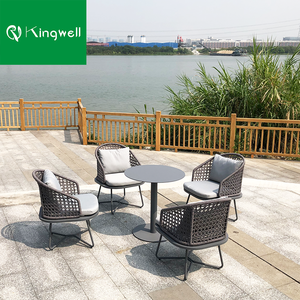 Vente chaude meubles de patio extérieur modernes ensemble de salle à manger tables et chaises pour restaurant et jardin - Product Image 2