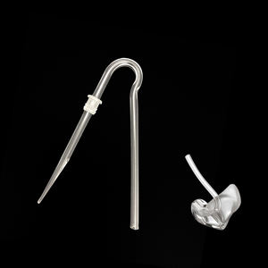 أنابيب مسبقة التشكيل والانحناء لقوالب الأذن لأجهزة السمع مع قفل بلاستيكي بأنبوبين بأحجام مختلفة، ملحقات أجهزة السمع - Product Image 5