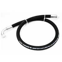 Ensemble de Tuyaux Hydrauliques à Construction Tressée Multi-Fils, Norme CE, Caoutchouc EPDM pour Applications Eau Chaude et Vapeur