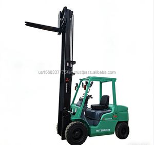 Chariot élévateur diesel d'occasion Mitsubishi FD30 3 tonnes 3 mètres, deux mâts, modèle 2023, 4x4, garantie 1 an, origine Japon, testé et inspecté - Product Image 1