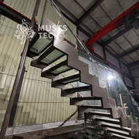 Fabricant chinois, usine directe, escalier sur mesure personnalisé en taille et couleur, conception d'ingénierie mondiale