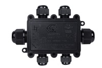 6-Wege Elektrische Anschlussdose M686-6C IP68 Wasserdichter Stromverteiler für Solar- und Industrieautomationssysteme