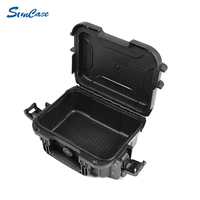 Étui de transport rigide en plastique, étanche, antichoc, petit étui de rangement rigide avec mousse personnalisable