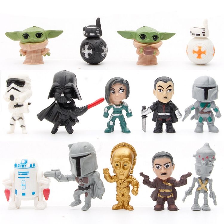 Figure di Star Wars (14 pezzi/set)