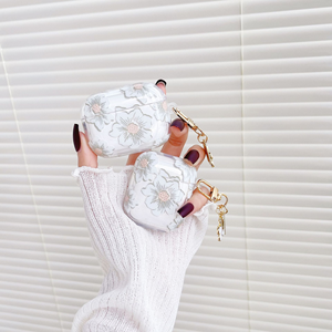Novedades <span class=keywords><strong>2023</strong></span>, el Mejor Regalo, Funda para Auriculares con Flores Brillantes de Alta Transparencia para <span class=keywords><strong>Airpods</strong></span> Pro 123, Protección Contra Caídas - Product Image 4