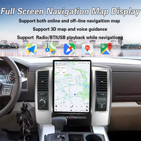 Autoradio Android avec écran tactile de 13,8 pouces pour Dodge Ram 2008-2011, CarPlay sans fil, navigation GPS, lecteur multimédia