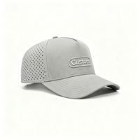 Gorra de Béisbol Bordada Personalizada, Azul Marino, Malla, 6 Paneles, Ajustable, Unisex, Casual, Primavera/Verano