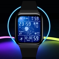Nuevo Reloj Digital LED, Relojes de Astronauta Geniales para Niños, Reloj Despertador, Resistente al Agua, Luminoso, Relojes para Niños, Reloj LED