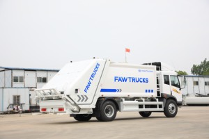 Faw xe tải chở rác để bán phía trước phía sau loader compactor xe tải 6 8 12 25 yard mới được sử dụng - Product Image 6